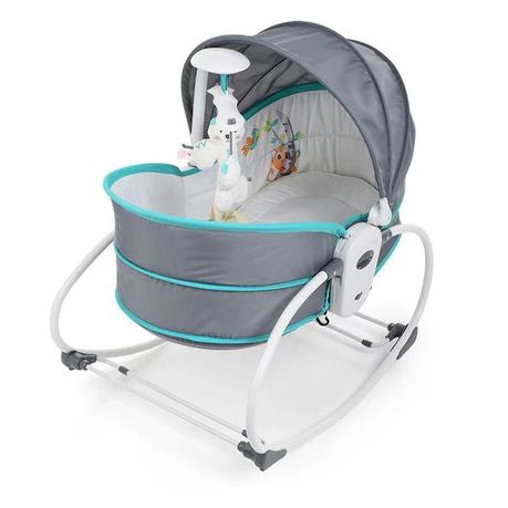 Berceau Couffin Mastela Pour Votre Bébé 5 En 1 – Gris – Image 2