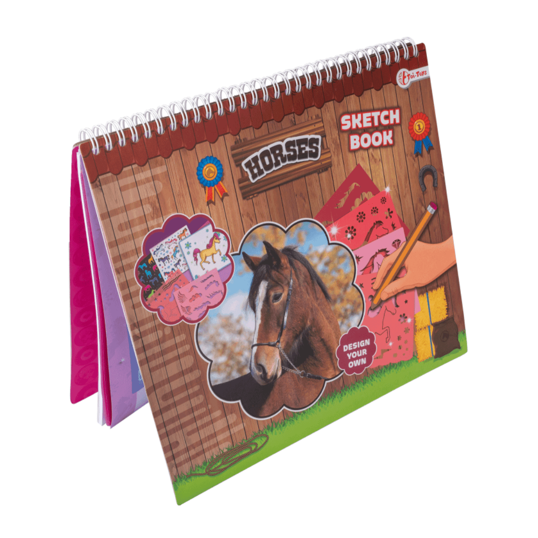 Bloc à dessin chevaux