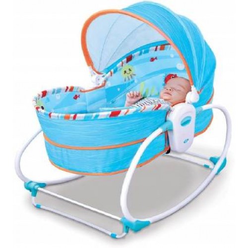 Berceau Couffin Mastela Pour Votre Bébé 5 En 1 – Bleu